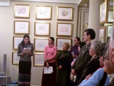 Otvaranje izložbe, Diplomatski klub, Beograd, 22. 12. 2007.